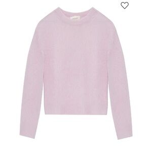 Lisa Yang Woman’s Cashmere Silk Sweater Crewneck Lavender Sz S/M